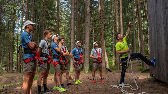 Team-building for Austrian COC squad with Willi Denifl