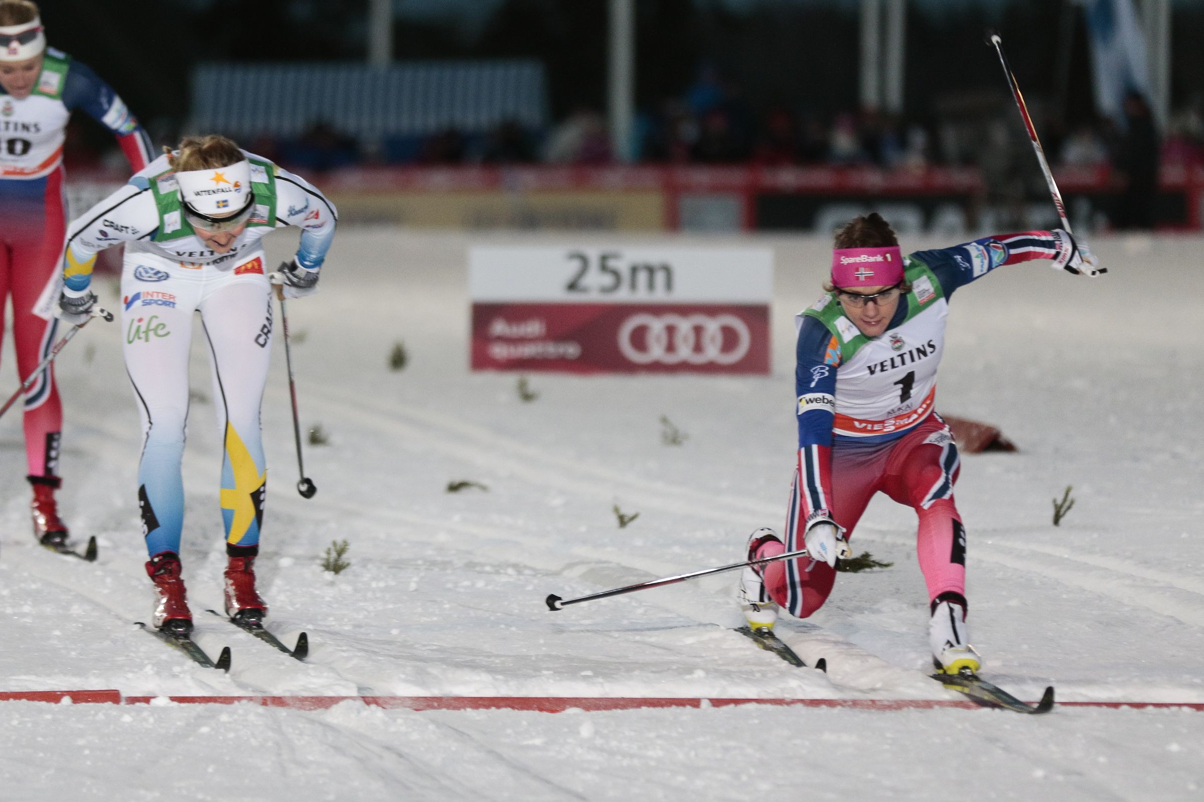 27.11.2015, Ruka, Finland (FIN):
Maiken Caspersen Falla (NOR) - FIS world cup cross-country, individual sprint, Ruka (FIN). www.nordicfocus.com. © Modica/NordicFocus. Every downloaded picture is fee-liable.