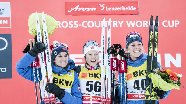 FIS world cup cross-country, tour de ski, 10km women, Lenzerheide (SUI)
