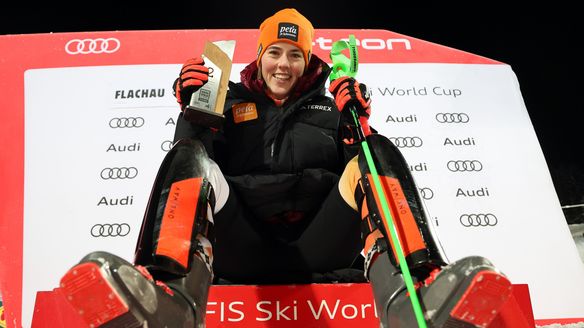 Petra Vlhová back on skis for the first time since surgery