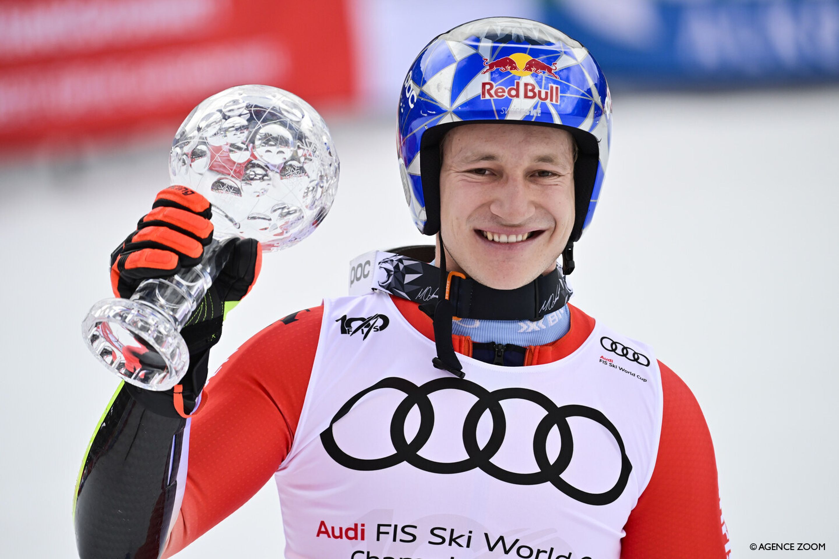 Marco Odermatt (SUI) couldn't quite record a perfect season but still won the giant slalom globe