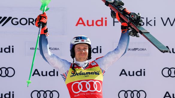 Kristoffersen completes ‘big goal’ double at Kranjska Gora with Slalom gold