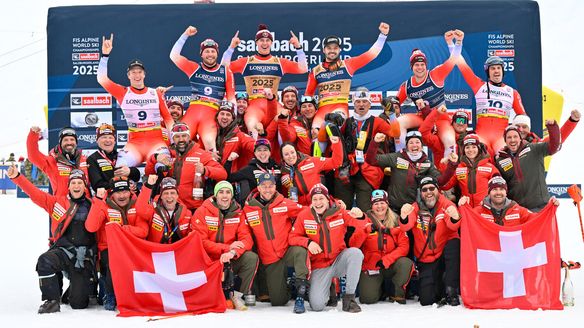 Von Allmen & Meillard lead sensational Swiss sweep in men’s Team Combined