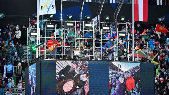 Music, Mixed Team drama and Mozart on skis: Alpine Worlds open in style