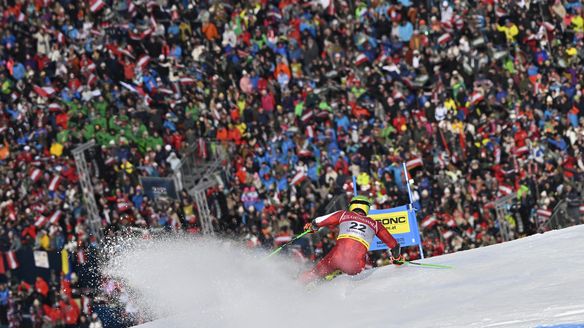 ‘It’s just such an unbelievable day’: Haaser wins shock GS gold to send Saalbach wild