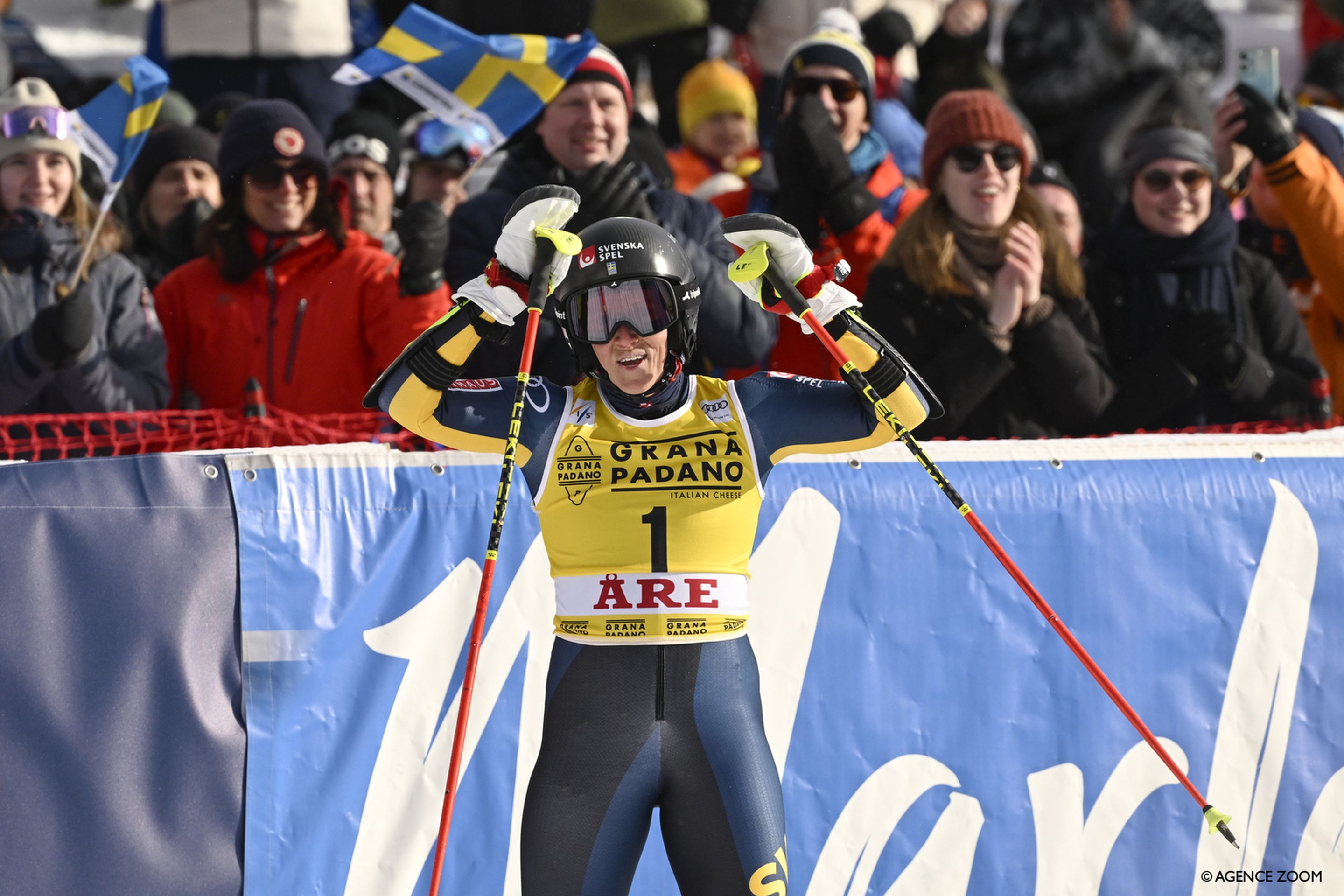 Sara Hector (SWE) reacts after missing the win despite building a big lead (Agence Zoom)