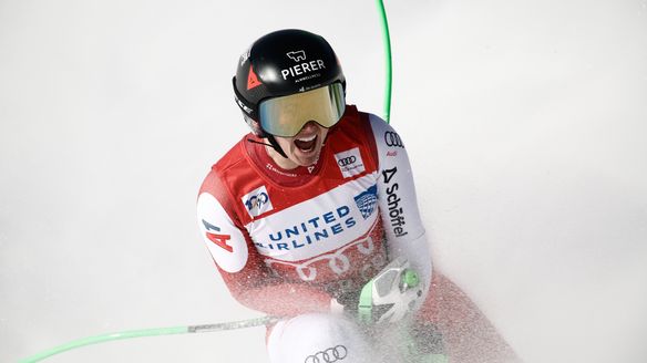 Hütter backs up Crystal Globe with season-opening Downhill victory