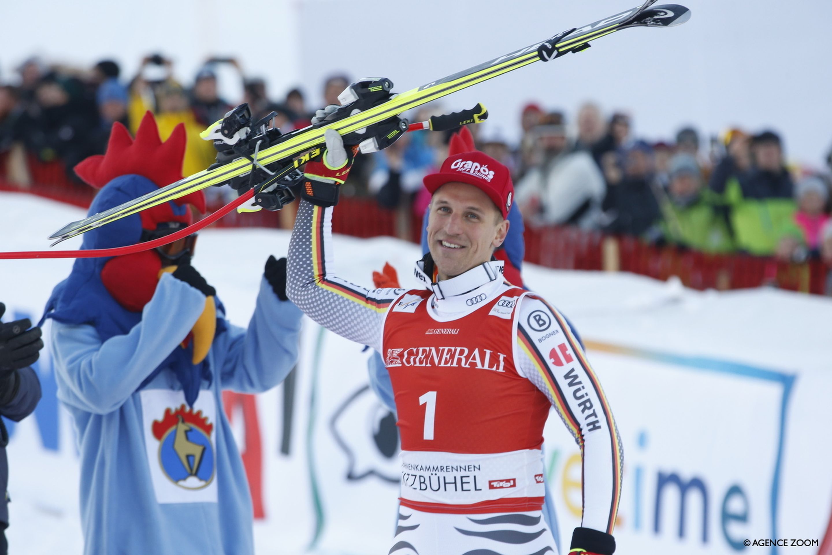 Josef Ferstl (GER) won two World Cup races, including the Kitzbuehel super-G in 2019