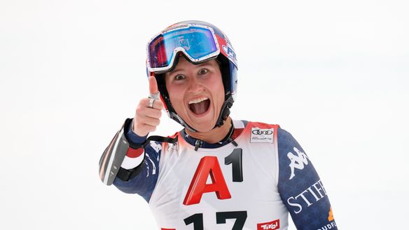 ‘I still don’t know what happened’: Macuga grabs superb debut win to deny Venier, Brignone & Vonn