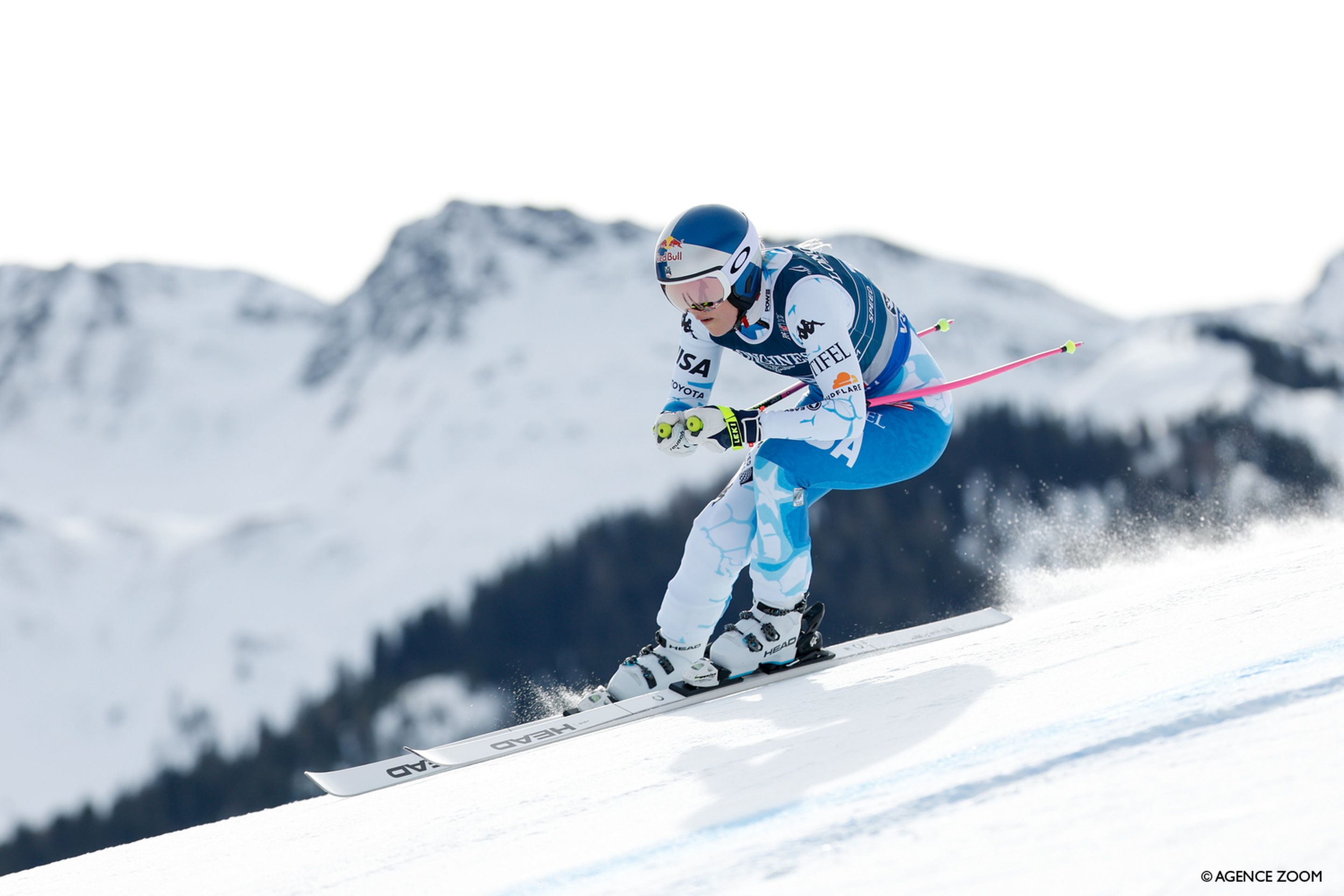 Lindsey Vonn in action Saalbach 2025