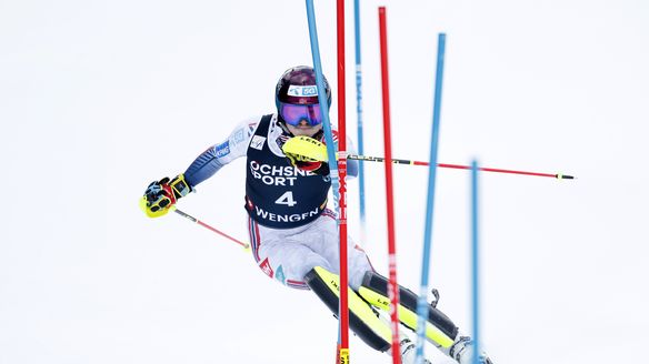 Attacking Vikings lead Slalom charge in Levi