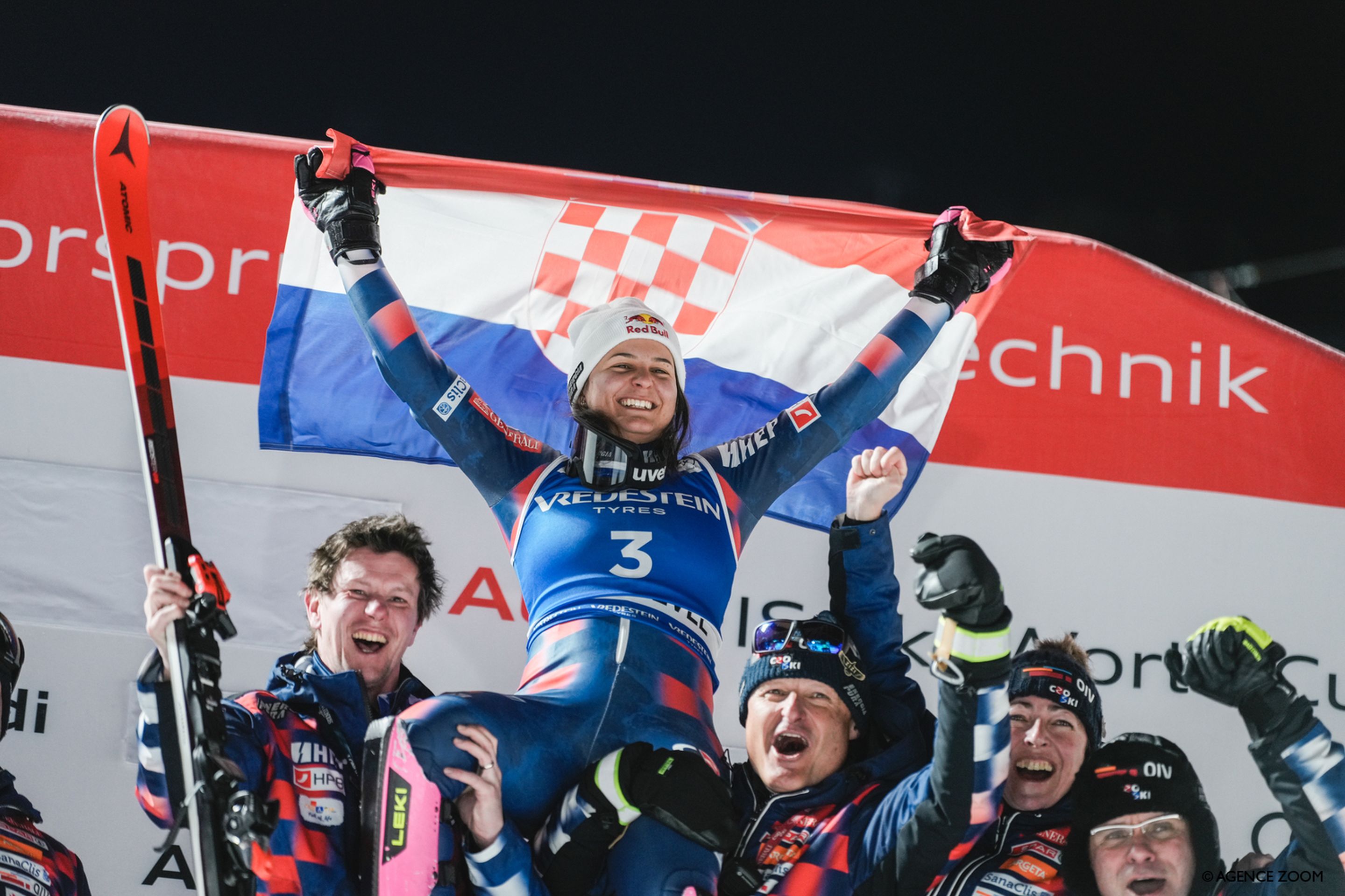 Zrinka Ljutic wins Courchevel night Slalom 2025