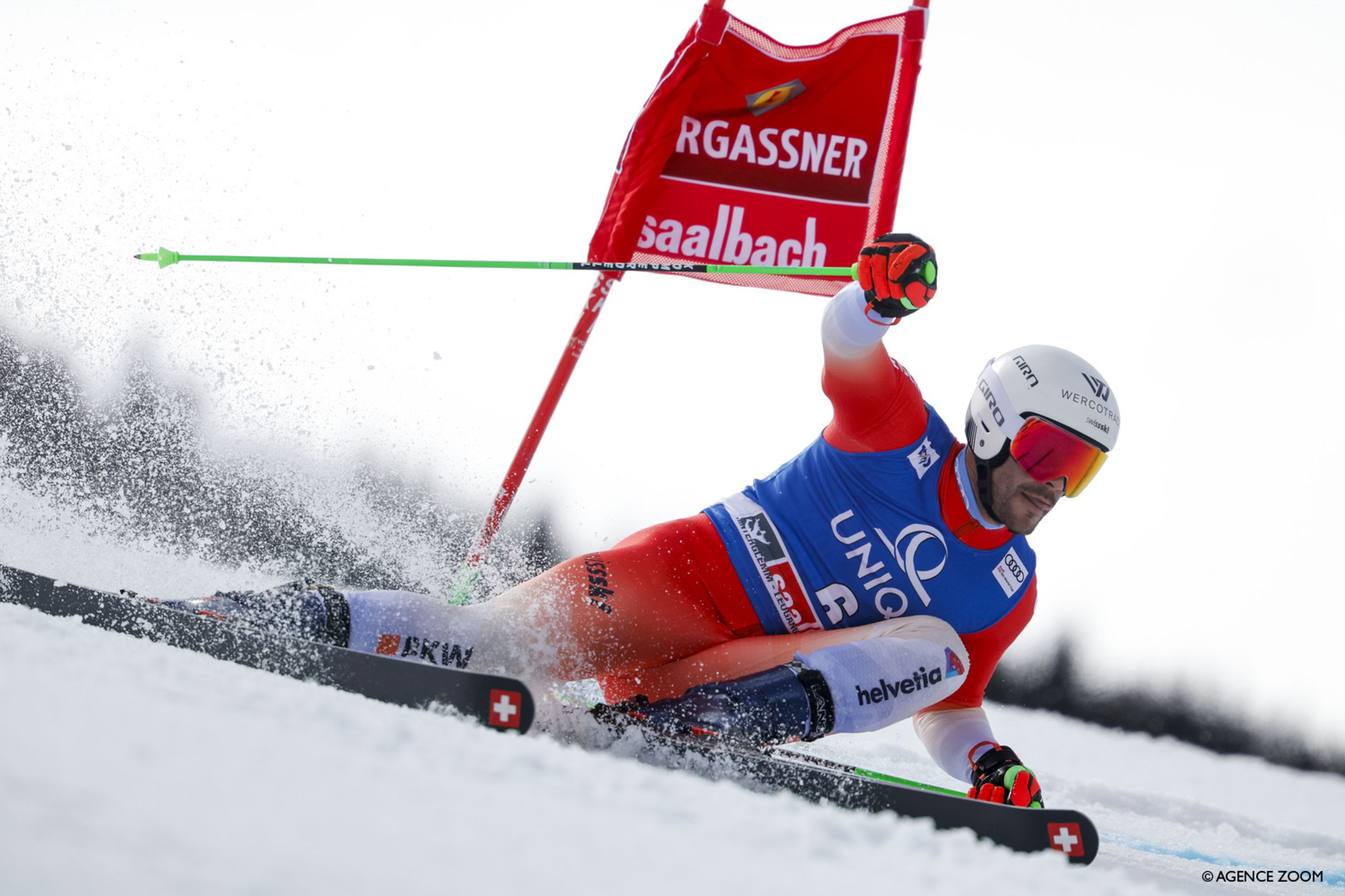 Thomas Tumler (SUI) reached his first giant slalom podium since 2018