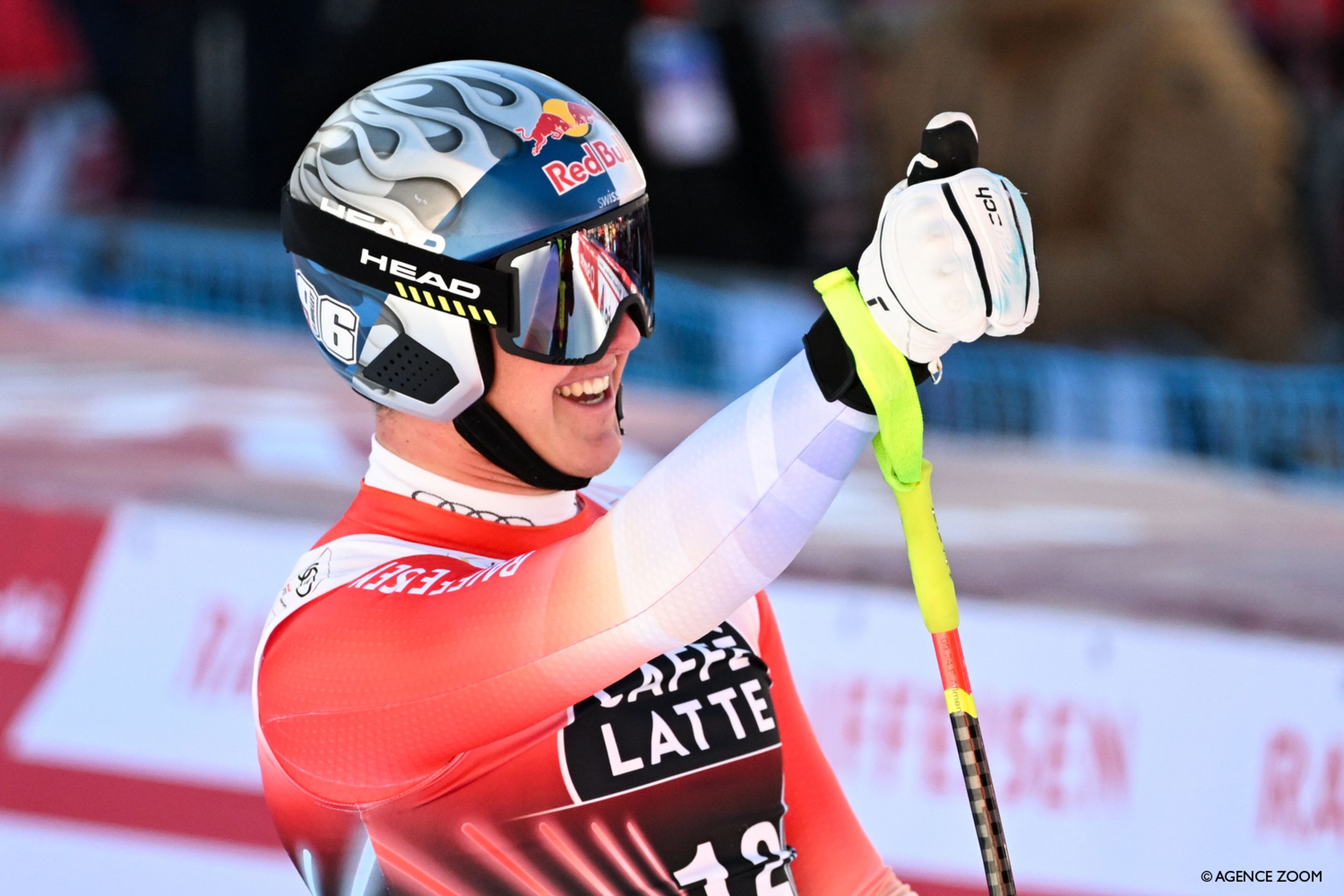 In just his 23rd World Cup start von Allmen came within 037 seconds of the Wengen speed double