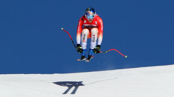 ‘This is my house’: Odermatt holds off von Allmen to secure historic third Wengen Downhill win