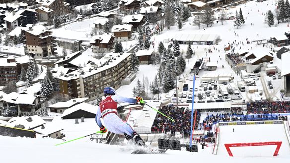 Kristoffersen shows class in Val d'Isère to top Slalom standings