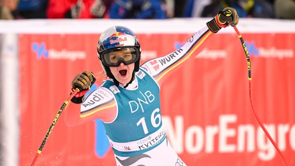 'It is unbelievable': Aicher wins Kvitfjell Downhill for first World Cup victory 