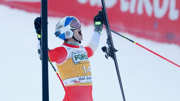 Odermatt back at his best to seal Val Gardena Downhill glory 