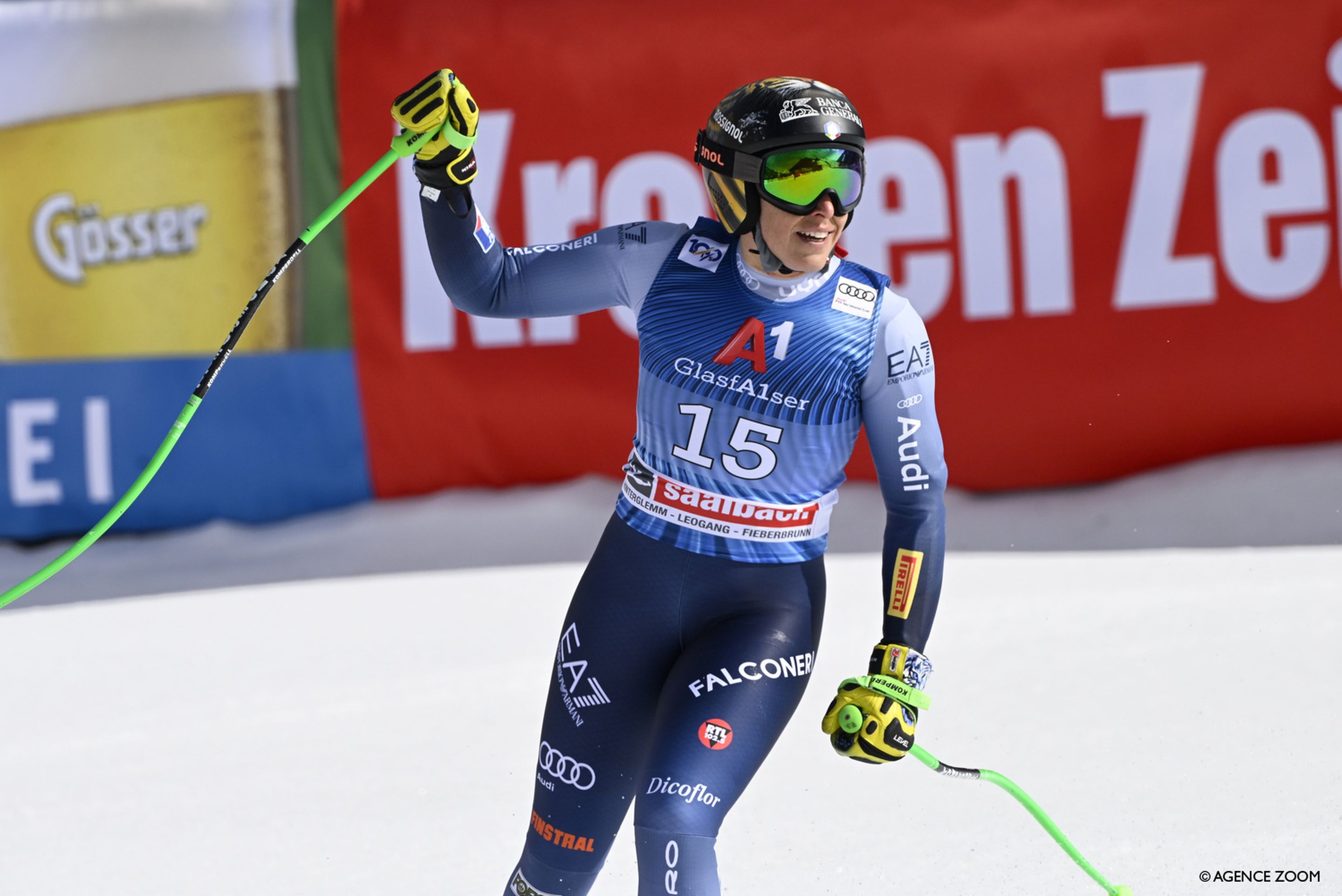 Federica Brignone super-G World Cup Finals Saalbach