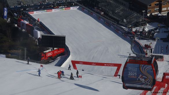 Preparing the perfect slope for the FIS Alpine World Ski Championships Saalbach 2025