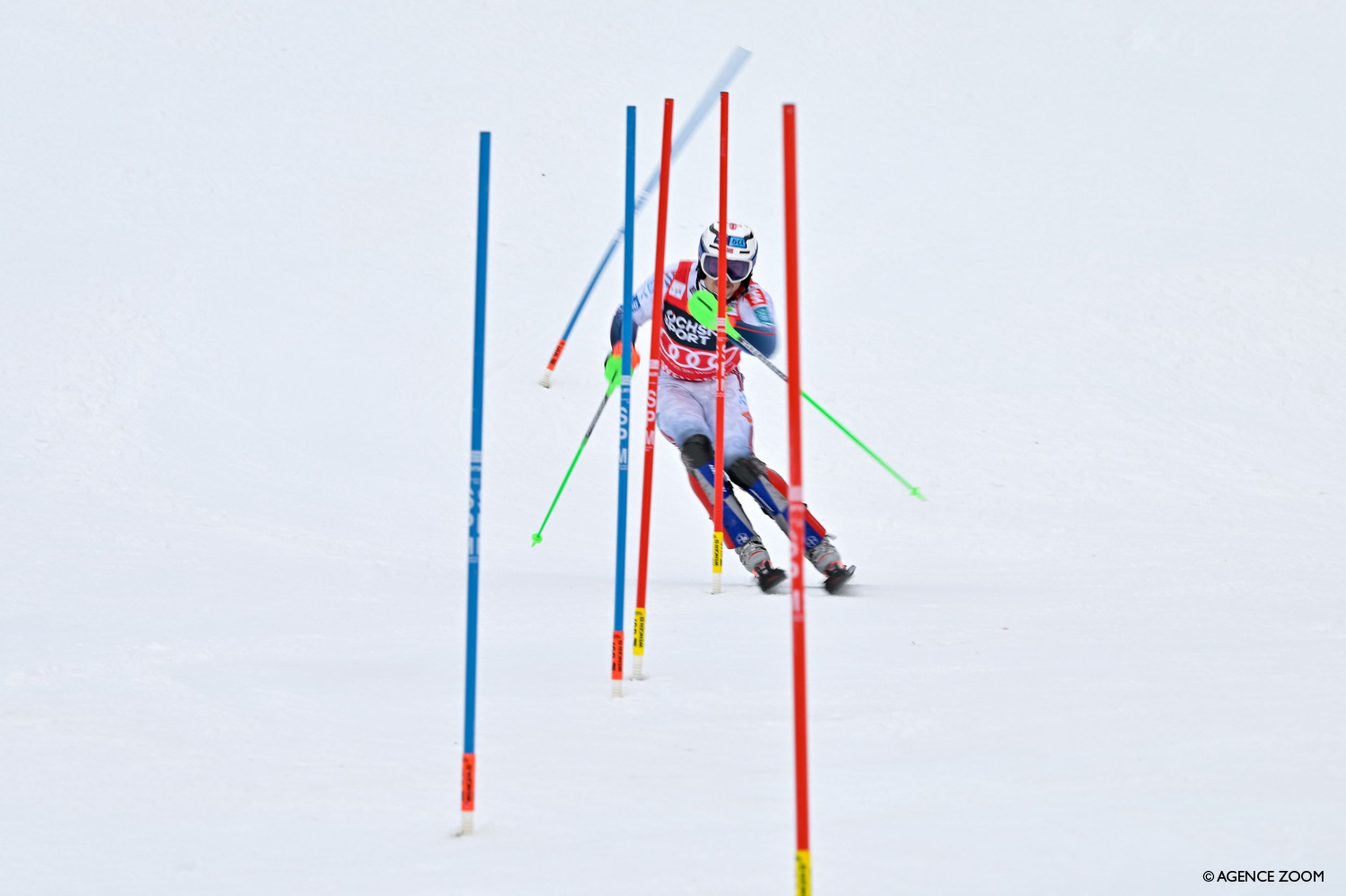 Henrik Kristoffersen leads the Slalom Crystal Globe standings