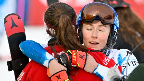 Emotional Shiffrin and Johnson crowned first ever Team Combined world champions