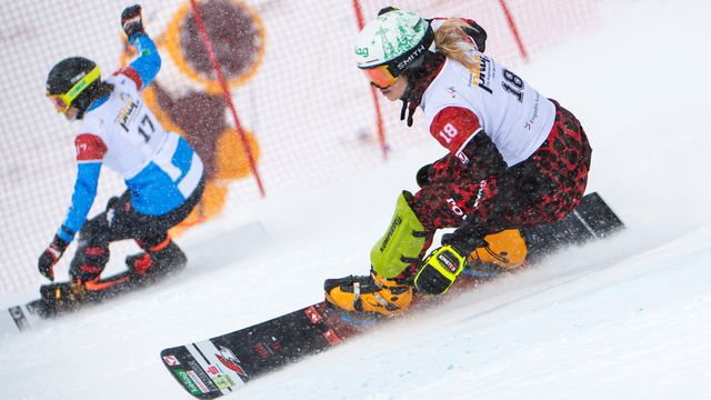 Last year's winner in the PGS in Scuol, Switzerland Sabine Schoeffmann (GER) © Miha Matavz/FIS