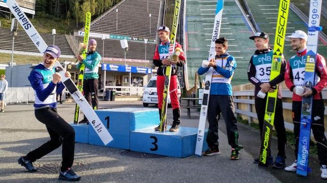 Simon Ammann, Pius Paschke, Clemens Leitner, Rok Justin, Aleksander Zniszczol, Roman Trofimov