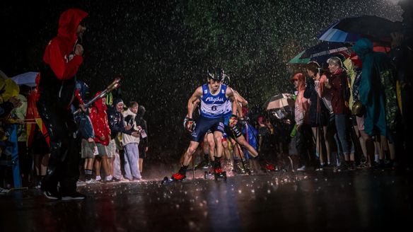 Stefan Rettenegger celebrates first Grand Prix win