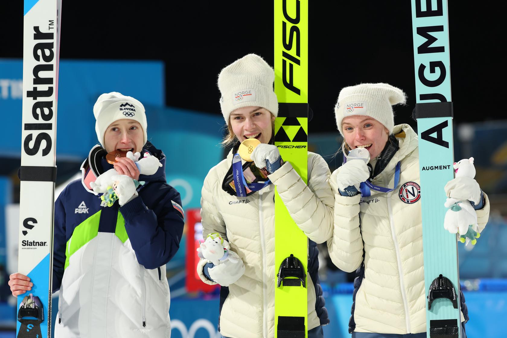 Stroem strikes gold again in historic Olympic Large Hill podium