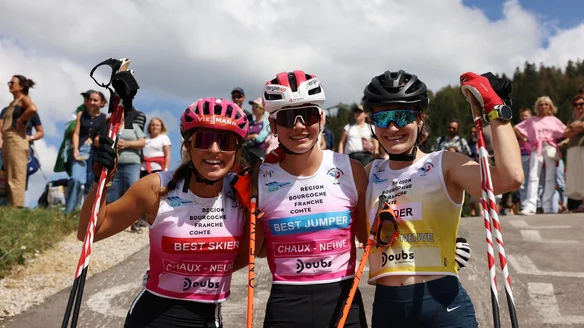 Gruber celebrates first Summer Grand Prix victory