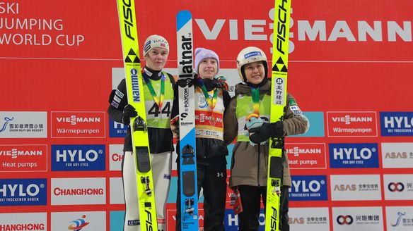 Super six for Nika Prevc despite extreme wind in Zhangjiakou 