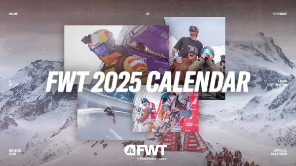 FIS Freeride World Tour 2025 Calendar: New Stop in Val Thorens