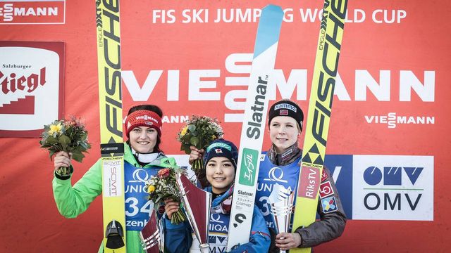 FIS world cup ski jumping ladies, individual HS94, Hinzenbach (AUT)