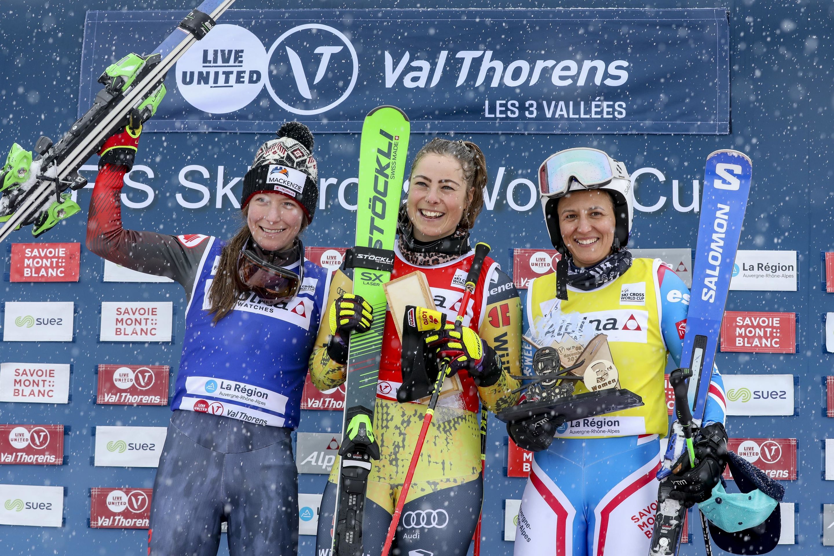 Brittany Phelan, Daniela Maier and Marielle Berger Sabbatel (GEPA)