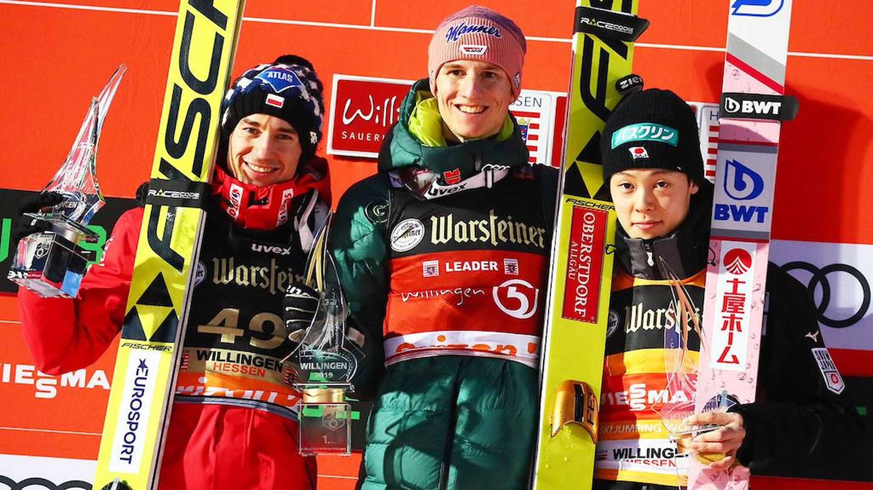 Kamil Stoch, Karl Geiger, Ryoyu Kobayashi