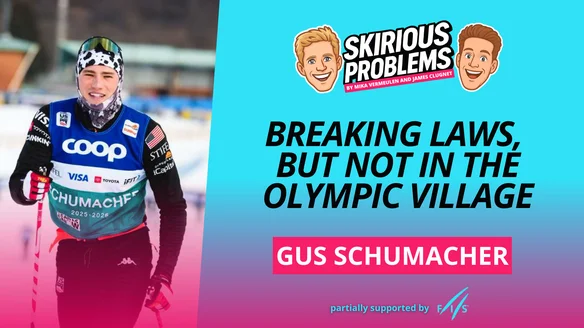 Gus Schumacher (USA): Breaking Laws, But Not in the Olympic Village