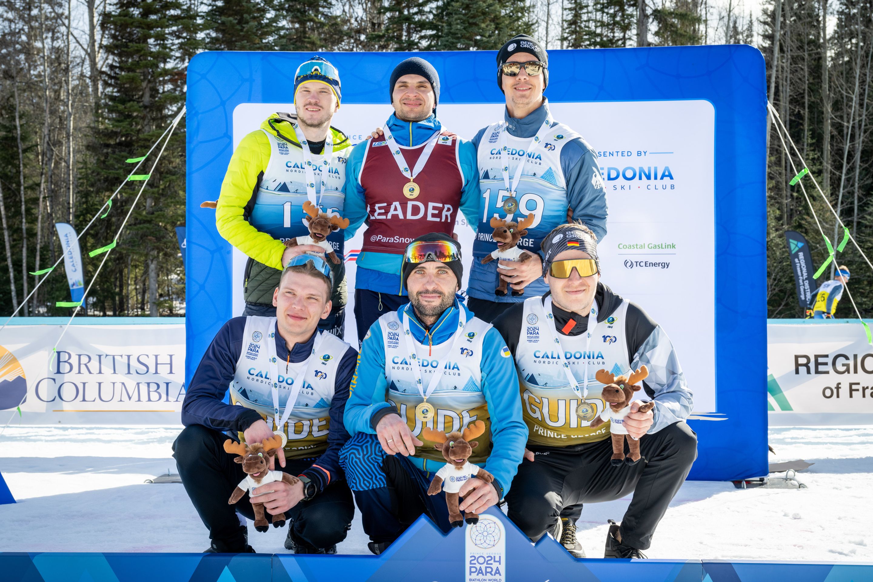 Men Vision Impaired Podium - 10km Biathlon