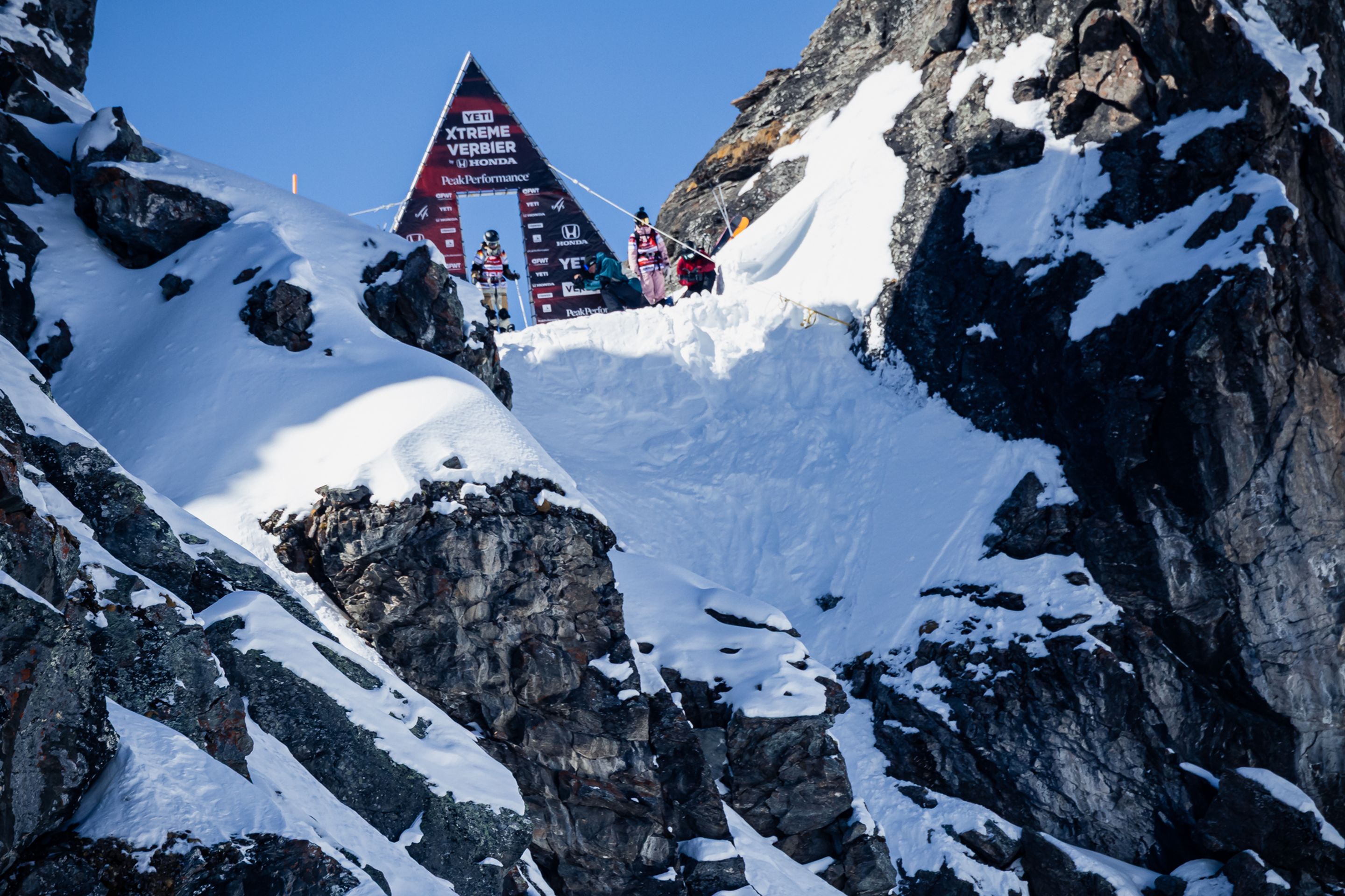 View of start in Verbier