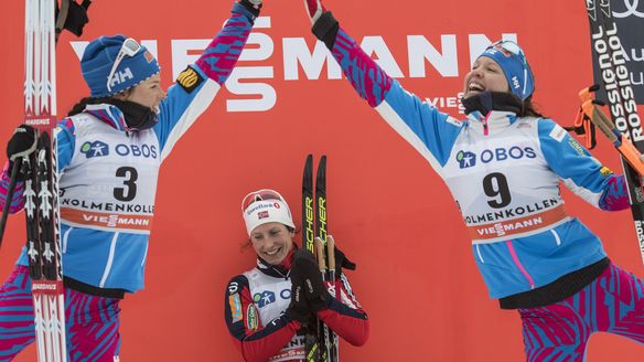 Bjoergen wins 6th Holmenkollen & Finn's go 2-3