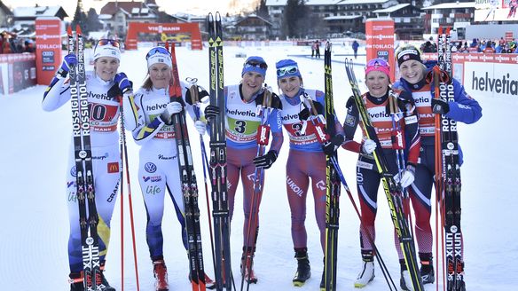 Russia and Canada on top in Toblach team sprints