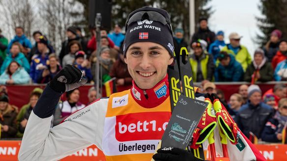 Season victory 8 for Jarl Magnus Riiber in Oberstdorf