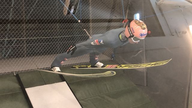 Stefan Kraft in the wind tunnel - © ÖSV/Fettner