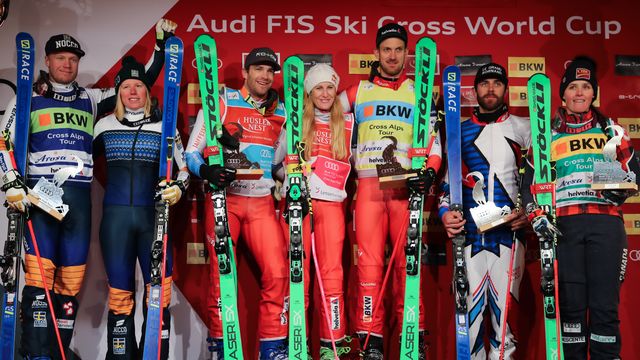 The top ladies' and men of Arosa © GEPA Pictures/