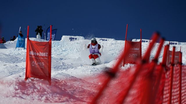 Ikuma Horishima on his way to victory in Alpe d'Huez