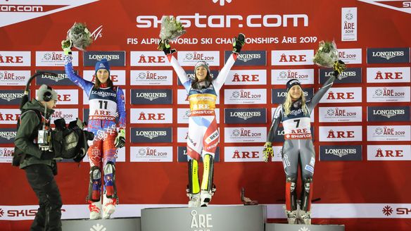 Wendy Holdener wins second consecutive World Champs gold in alpine combined