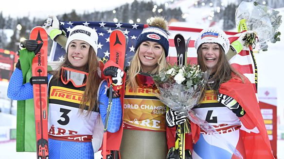 Shiffrin golden in super-G to kick off World Ski Championships in Åre