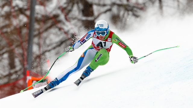 ALTENMARKT/ZAUCHENSEE, AUSTRIA - JANUARY 15: Ilka Stuhec of Slovenia competes during the Audi FIS Alpine Ski World Cup Women's Downhill on January 15, 2017 in Altenmarkt/Zauchensee, Austria (Photo by Christophe Pallot/Agence Zoom)