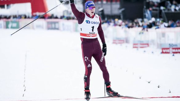 Bolshunov takes World Cup finals in Falun