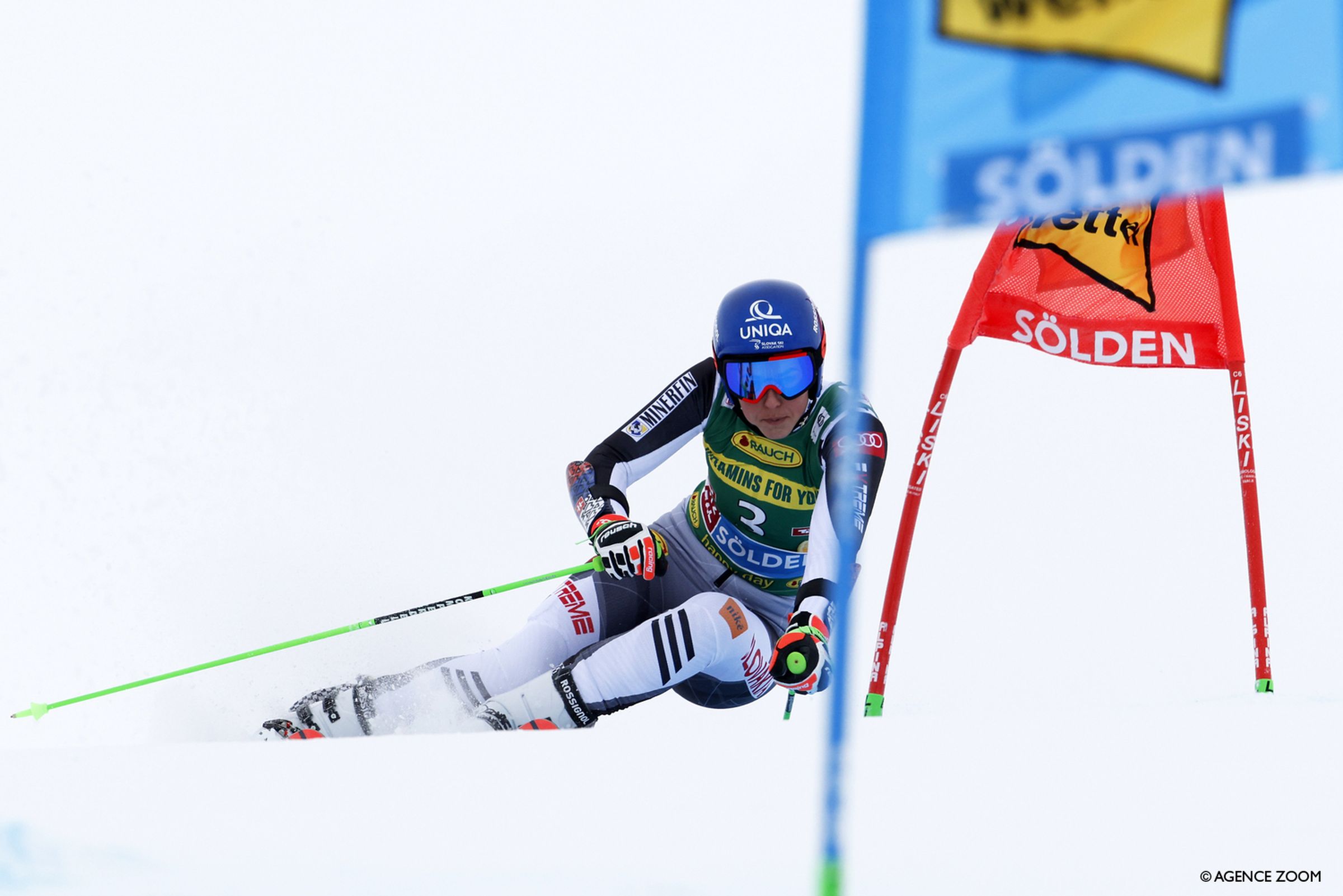 SOELDEN, AUSTRIA - OCTOBER 17: Petra Vlhova of Slovakia competes during the Audi FIS Alpine Ski World Cup Women's Giant Slalom on October 17, 2020 in Soelden, Austria. (Photo by Alexis Boichard/Agence Zoom)